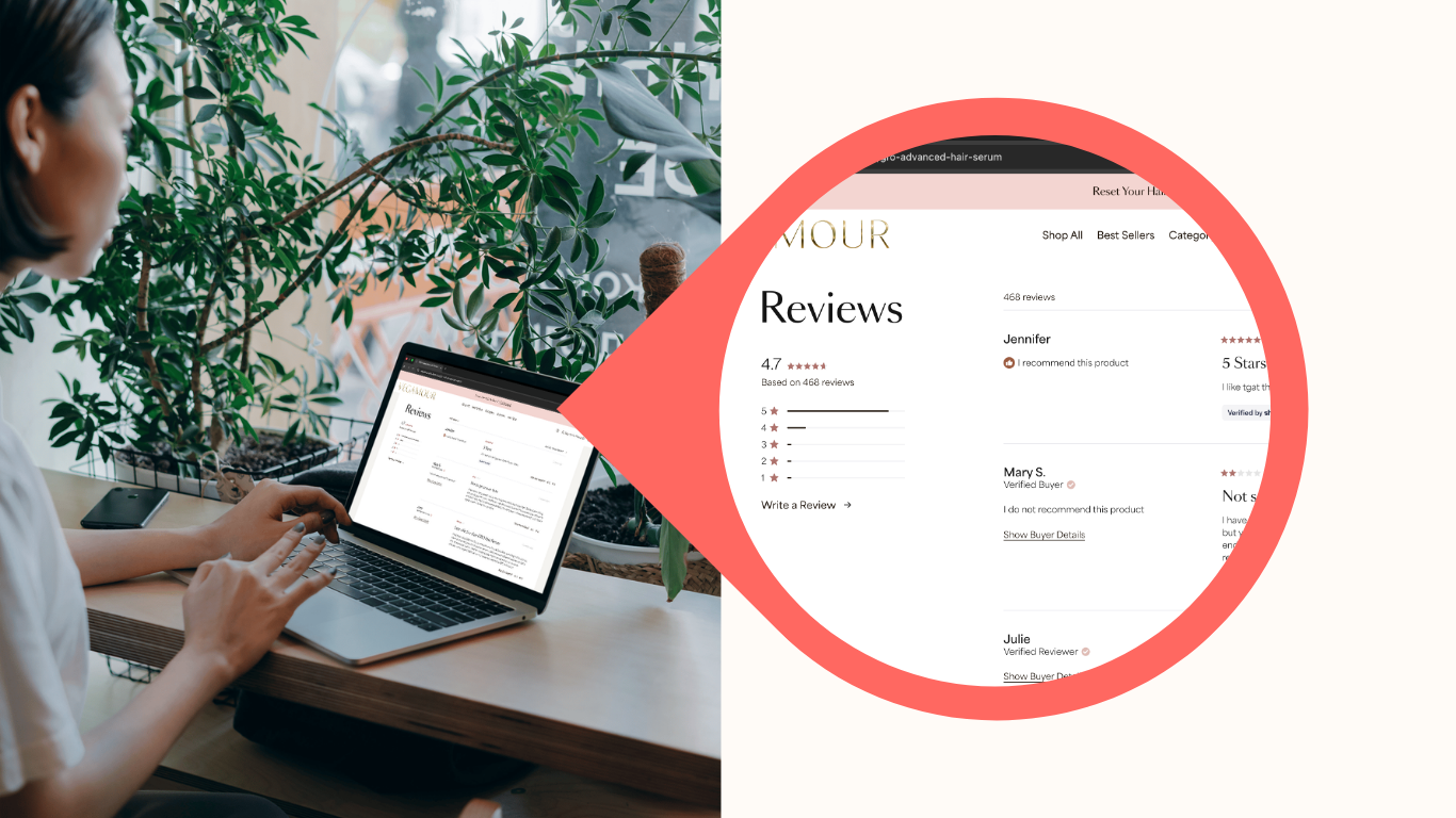 Useful trust signals include: Reviews and ratings, Returns and shipping details, Real business information, Support options that are easy to find.
