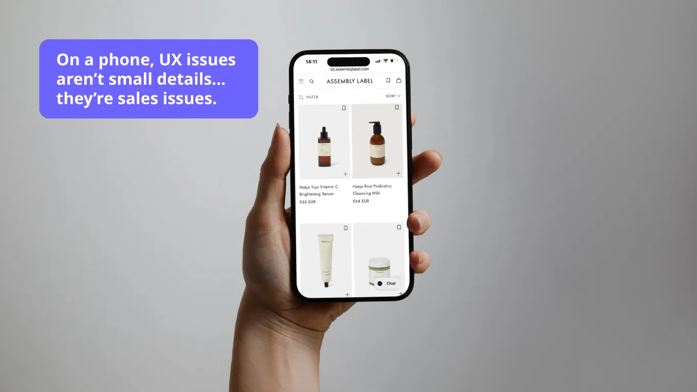A lot of stores are still making the smaller-screen experience hard