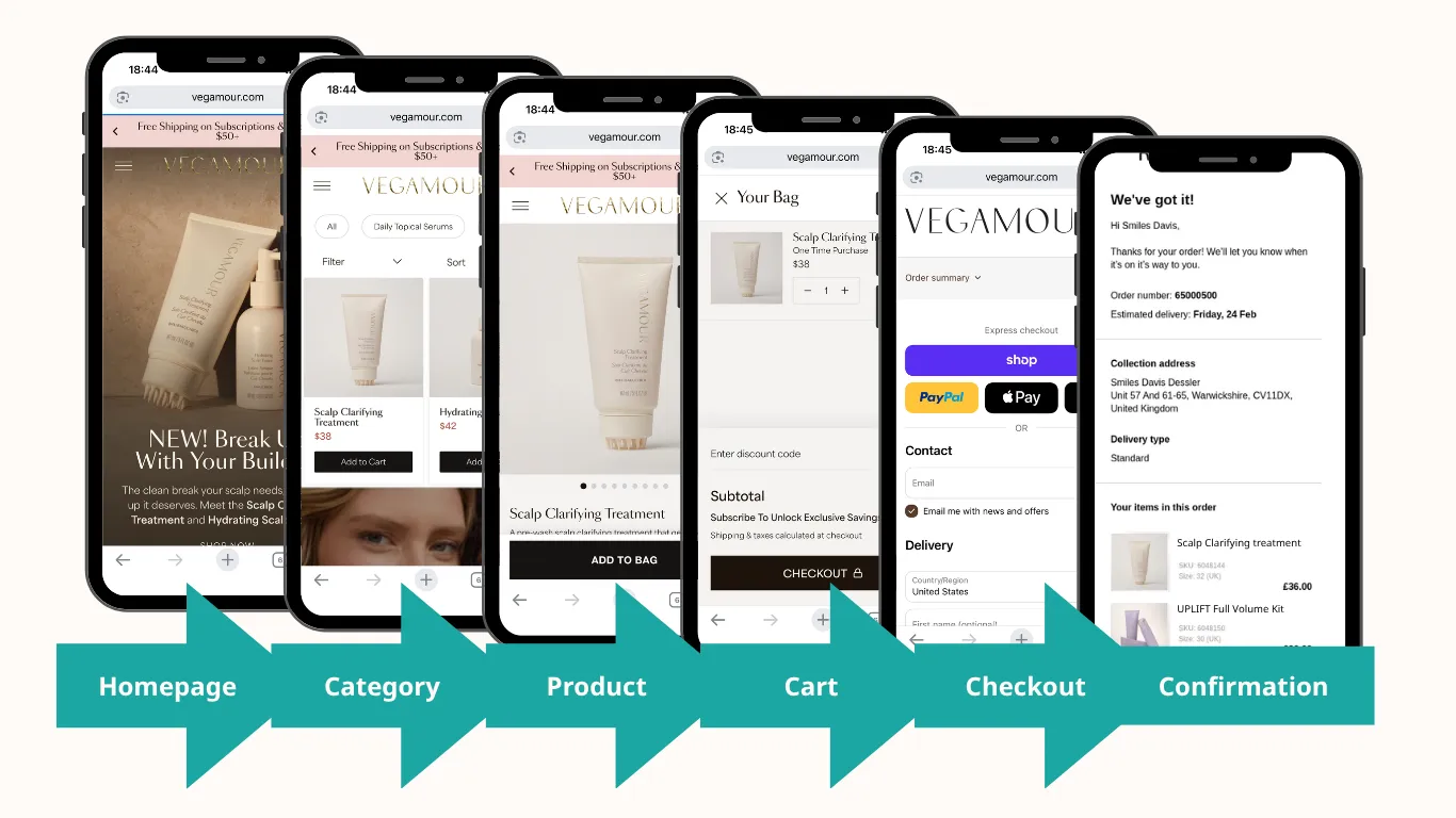 test your full user flow on a real mobile, not just the website builder!