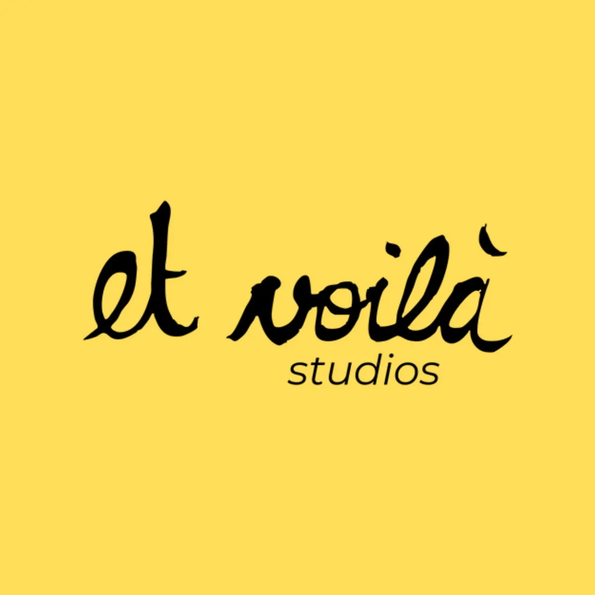 Founder of Et Voila Studios logo
